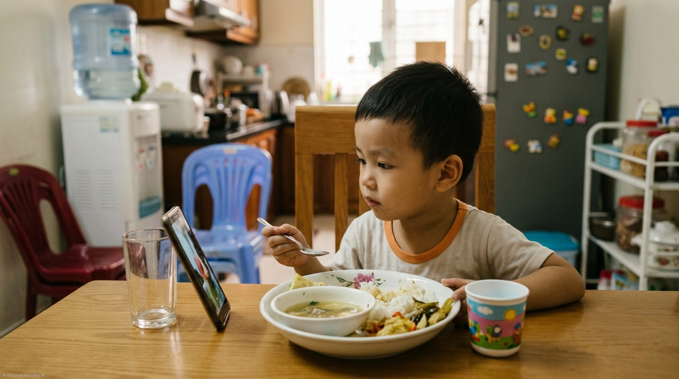 Quy định cho con xem màn hình bao lâu mỗi ngày để bảo vệ mắt và giấc ngủ của trẻ