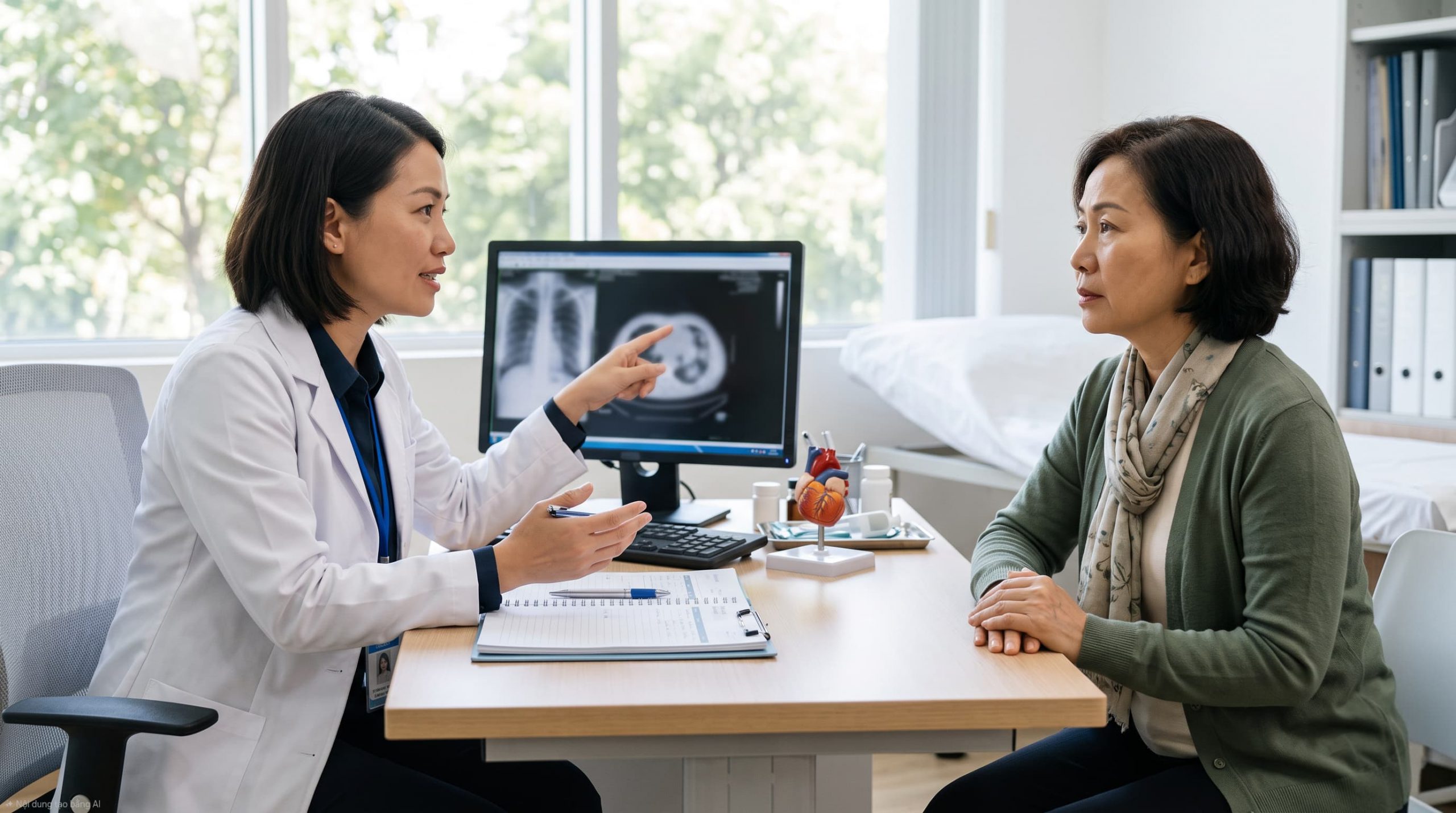 Hình minh họa các vị trí ung thư thận di căn thường gặp trên cơ thể
