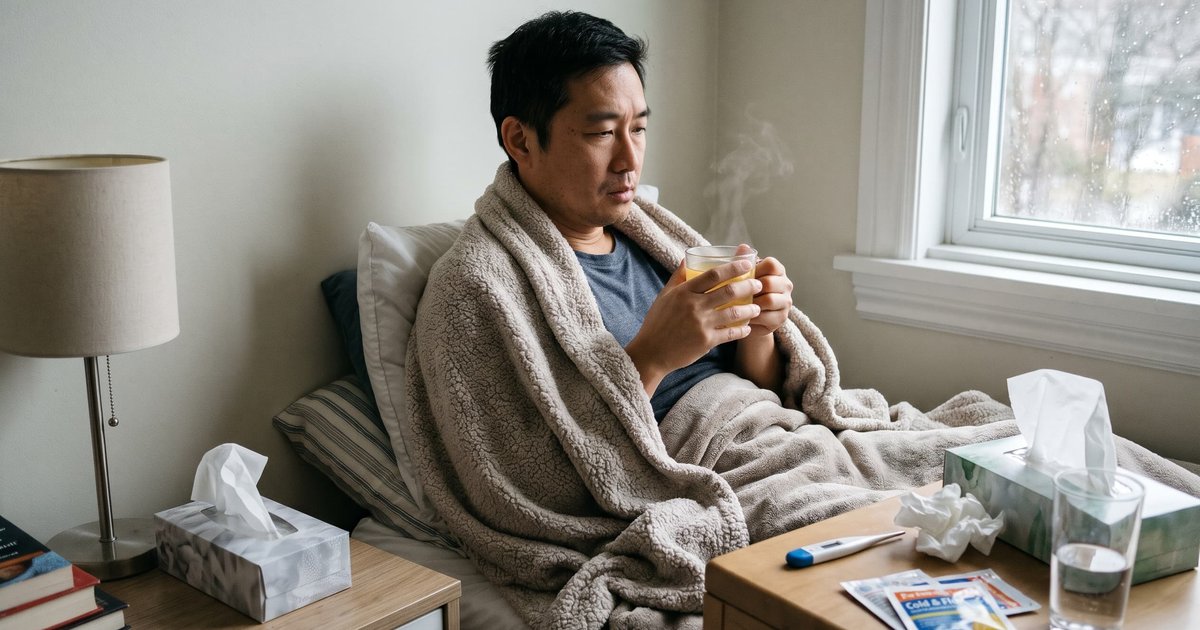Người đeo khẩu trang phòng ngừa cúm mùa