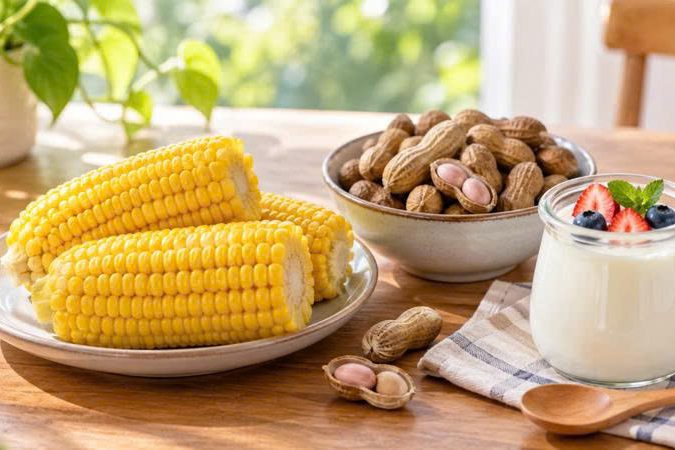 Bữa sáng với ngô, lạc luộc và sữa chua có thực sự tốt cho sức khỏe?