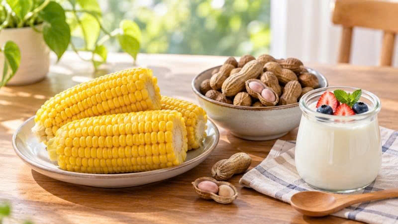 Bữa sáng với ngô, lạc luộc và sữa chua có thực sự tốt cho sức khỏe?