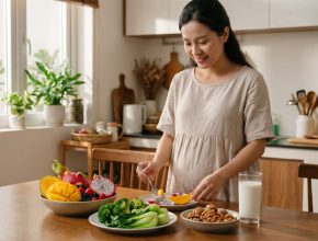 Dinh dưỡng bà bầu 3 tháng đầu: Ăn gì để con khỏe?