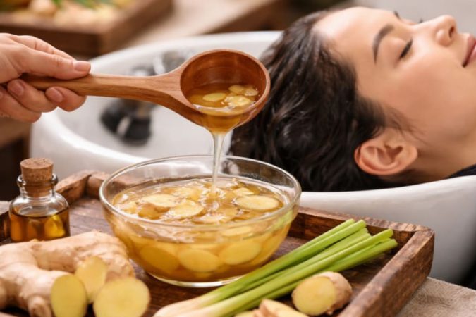 Bất ngờ với công dụng gội đầu bằng gừng tươi giúp tóc dày mượt, hết sạch gãy rụng