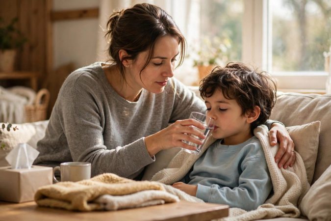 Trẻ tiêu chảy: Cách bù nước và chăm sóc tại nhà