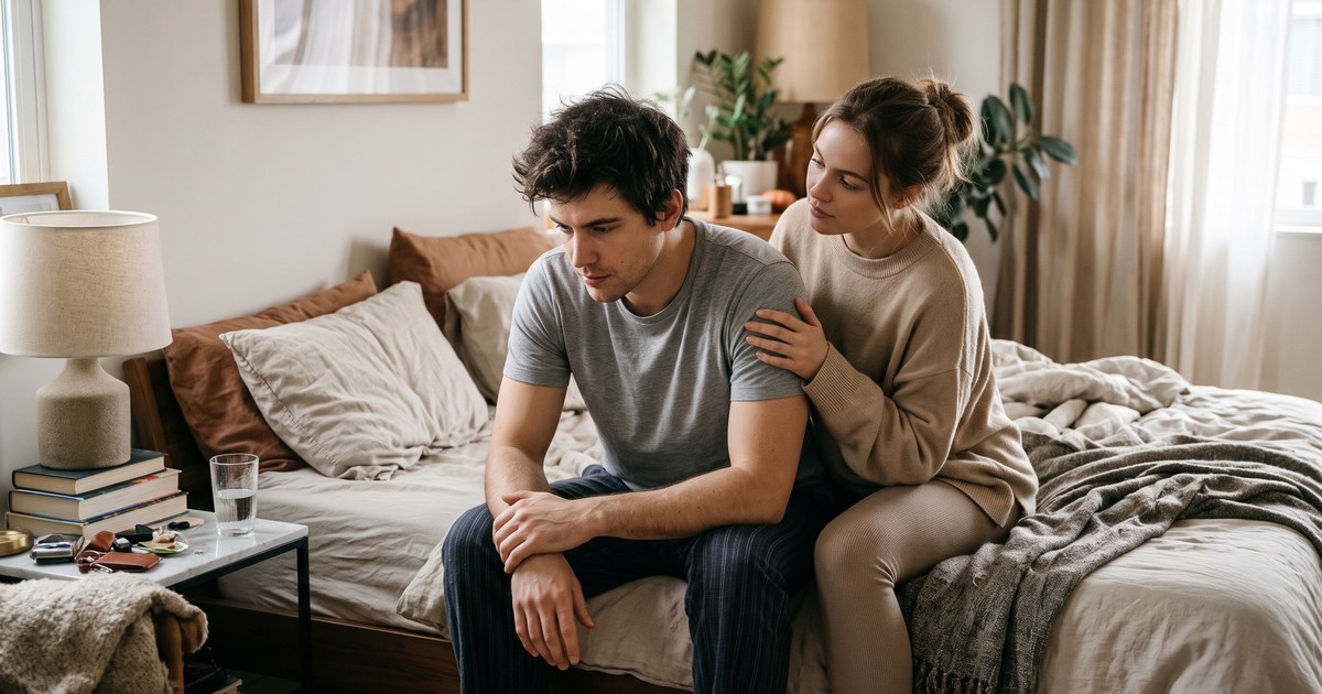 Người đàn ông tập thể dục buổi sáng nâng cao sức khỏe.